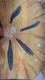 Pañuelo "Amancaes de Verano" - Satín Ilustrado 70x70cm